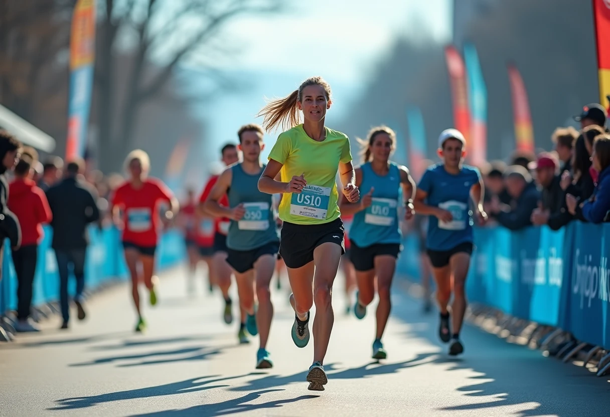 Community spirit at a half marathon